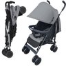 Carrinho de bebê de Passeio Recém Nascido Até 15 Kg Park Voyage Cinza - 1