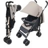 Carrinho de bebê de Passeio Recém Nascido Até 15 Kg Park Voyage Bege - 1