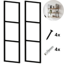 Ver imagem 2 de Suporte de Prateleira Tripla 30cm 2 Peças Estilo Industrial
