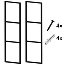 Ver imagem 3 de Suporte de Prateleira Tripla 30cm 2 Peças Estilo Industrial