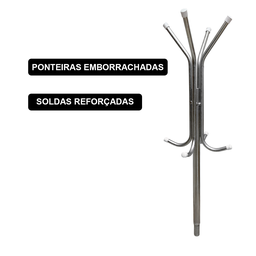 Cabideiro Mancebo de Chão para Roupa 12 Ganchos Aço Zincado - 4