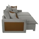 Ver imagem 5 de Sofá Dallas Linho Dois Módulos de 80cm B15 Meu Sofá Online A230 Linho Cinza