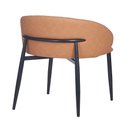 Ver imagem 7 de Cadeira P/ Mesa Jantar Estofada Courino ou Linho 2 unidades Cor:caramelo com Preto