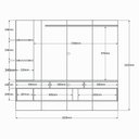 Ver imagem 5 de Painel Intense P/ Tvs até 55'' C/ Gaveteiros e Prateleiras Suporte para Itens - Freijo Ripado/off