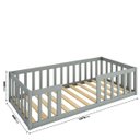 Ver imagem 3 de Cama Solteiro Montessoriana Cinza