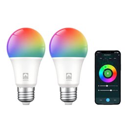 Kit 2 Lâmpada Inteligente 11w Smart Color Kian E27 Bivolt - 1