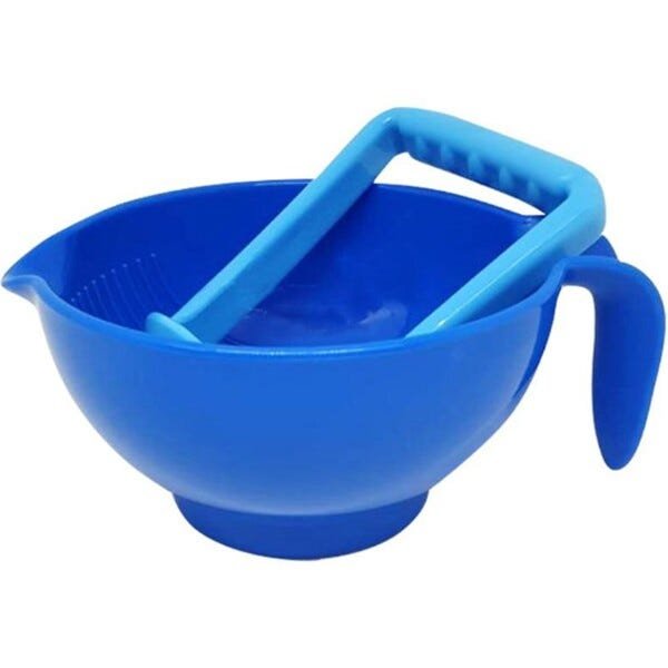 Kit Amassador Para Papinha de Bebê Smash Smash Multikids Baby - Azul