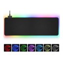 Ver imagem 2 de Mouse Pad Gamer Grande com Led Rgb 7 Cores 30cm X 80cm