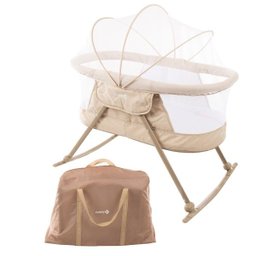 Berço Moisés Portátil com Mosquiteiro Dreamy Safety 1St Bege - 1