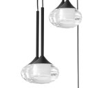 Ver imagem 5 de Pendente Led Metal Preto 200w 3000k Luz Amarela Yamamura