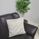 Ver imagem 2 de Kit 2 Capas de Almofadas 50x50 + 1 Capa 30x50cm Glamour Marfim
