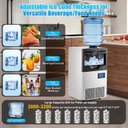 Ver imagem 4 de Takywep Máquina de Gelo Comercial 150lbs/24h Aço Inox com Reservatório 25lbs