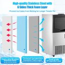 Ver imagem 5 de Takywep Máquina de Gelo Comercial 150lbs/24h Aço Inox com Reservatório 25lbs