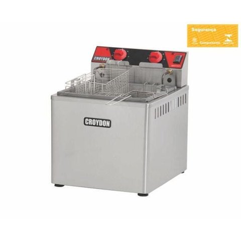 Fritadeira Elétrica de Mesa 15 Lt 8000w Zona Fria - Croydon