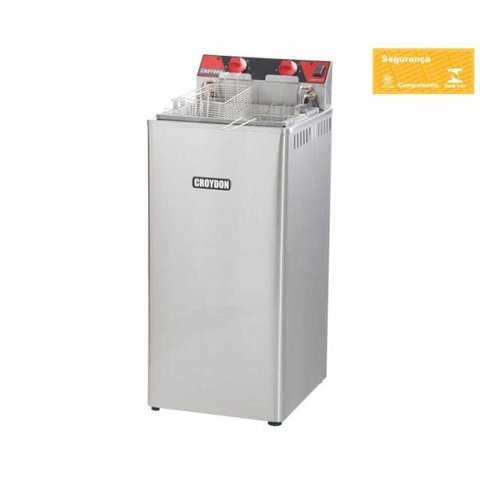 Fritadeira Elétrica Croydon 15l Zona Fria Fz28-2 Inox 220v