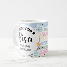 Caneca Presente Anúncio Gravidez Gestação Para Bisavó Bisa - 3