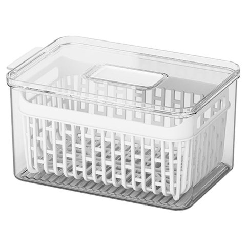 Organizador de Geladeira Dry Cesto Sempre Seco 6 Litros