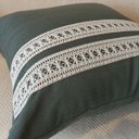 Ver imagem 6 de Capa de Almofada Atelier Renda Verde 45x45