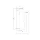 Ver imagem 3 de Torneira de Mesa Bica Alta para Lavatório Unic Black Matte - 1189.bl90.mt