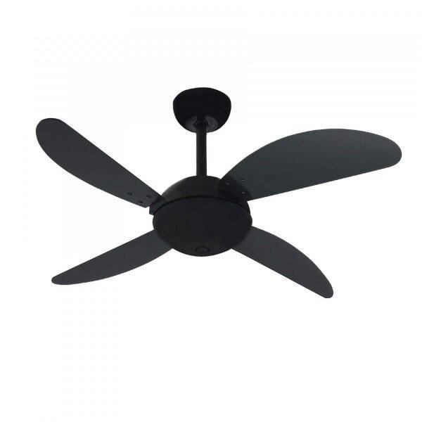 Ventilador De Teto Volare Nero Preto Fly Office Preto 110V