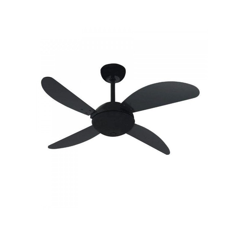 Ventilador De Teto Volare Nero Preto Fly Office Preto 110V