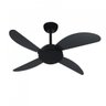 Ventilador De Teto Volare Nero Preto Fly Office Preto 110V - 2