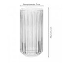 Ver imagem 3 de Jogo 24 Copos Altos Vidro 370ml Canelado Bangkok Wolff Servir Sucos Água Drinks Restaurantes Bares