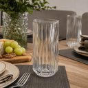 Ver imagem 6 de Jogo 24 Copos Altos Vidro 370ml Canelado Bangkok Wolff Servir Sucos Água Drinks Restaurantes Bares