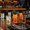 Ver imagem 4 de Jogo 24 Copos Altos Vidro 370ml Canelado Bangkok Wolff Servir Sucos Água Drinks Restaurantes Bares