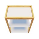 Ver imagem 7 de Mesa de Apoio/Café Auxiliar para Escritórios Bia - Branco