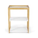 Ver imagem 4 de Mesa de Apoio/Café Auxiliar para Escritórios Bia - Branco