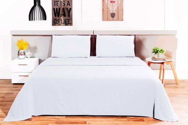 JOGO DE CAMA LOFT QUEEN 240x260: BRANCO - 1