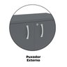 Armário para Escritório 2 Portas com Chave - 16