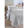 Cobre Leito Madri Percal 200 Fios 100% Algodão King 03 Peças - Cinza - 3