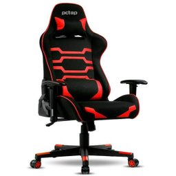Cadeira Gamer Pc Top Power X-2555 Preta/Vermelha Reclinavel 180 Encosto Costas - 1