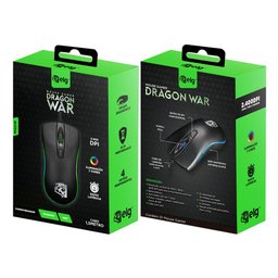 Mouse Gamer Dragon War, Elg, Mgdw, 2400 Dpi, Led, 4 Botões, Cabo de Nylon 1,5m, Usb, Ergonômico - 5