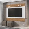 Painel TV 50 Pol E Rack 160cm com Adega 011078X088167 Branco Noce DCASA - 6