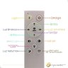 Plafon Moderno Led Gold Multicolor com Controle Dimmer 72w - 5