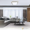 Ver imagem 4 de Plafon Moderno Led Gold Multicolor com Controle Dimmer 72w