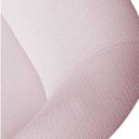 Ver imagem 6 de Kit 2 Poltronas Stella Corano Preto Cr04 com Linho Trama Rosê A73 Base Giratória de Madeira - D'