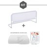 Kit - Grade de proteção para cama box + Protetor capa de colchão casal padrão impermeável - 1