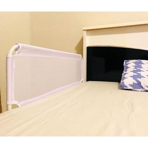 Grade de proteção cama box com tela de segurança para bebês e idosos - 88 x 54 cm - 2