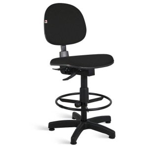 Cadeira Ágata Executiva Caixa Back System Tecido Preto