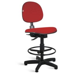 Cadeira Ágata Executiva Caixa Back System Tecido Vermelho - 1