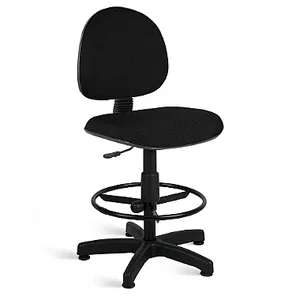 Cadeira Ágata Executiva Caixa C/ Lam Giratória Tecido Preto