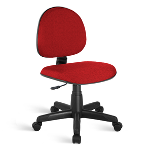 Cadeira Ágata Executiva Giratória Tecido Vermelho