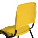 Ver imagem 2 de Cadeira Plástica Fixa A/E Amarelo Lara