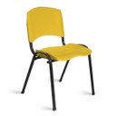 Ver imagem 1 de Cadeira Plástica Fixa A/E Amarelo Lara