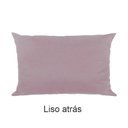 Ver imagem 5 de Kit 2 Capas para Almofada Drapeada Line T Retangular em Veludo Várias Cores Cor:rosa Quartzo