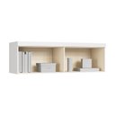Ver imagem 4 de Armário Aéreo Modulado Casal 2 Portas Infinity Bege/Branco/Duna